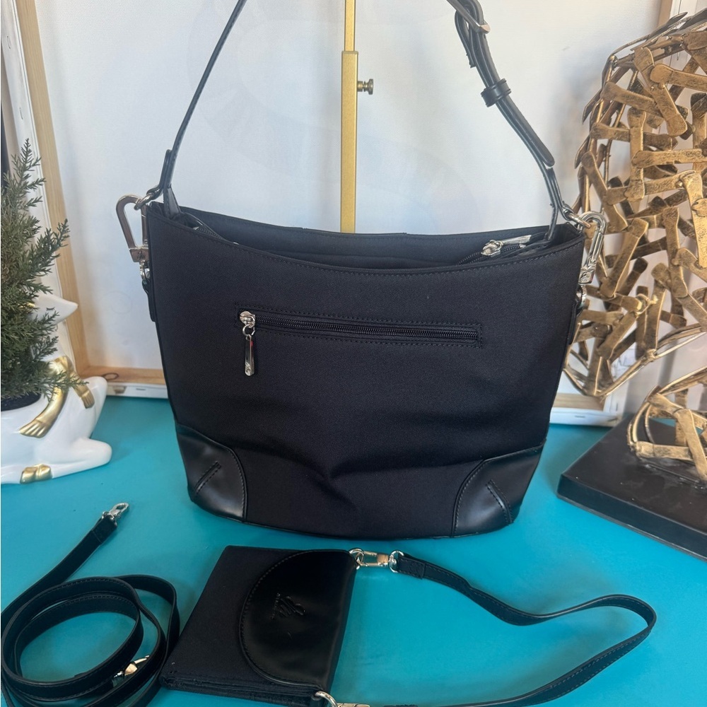 Joy Mangano Classic Black  Bag - Picture 10 of 11